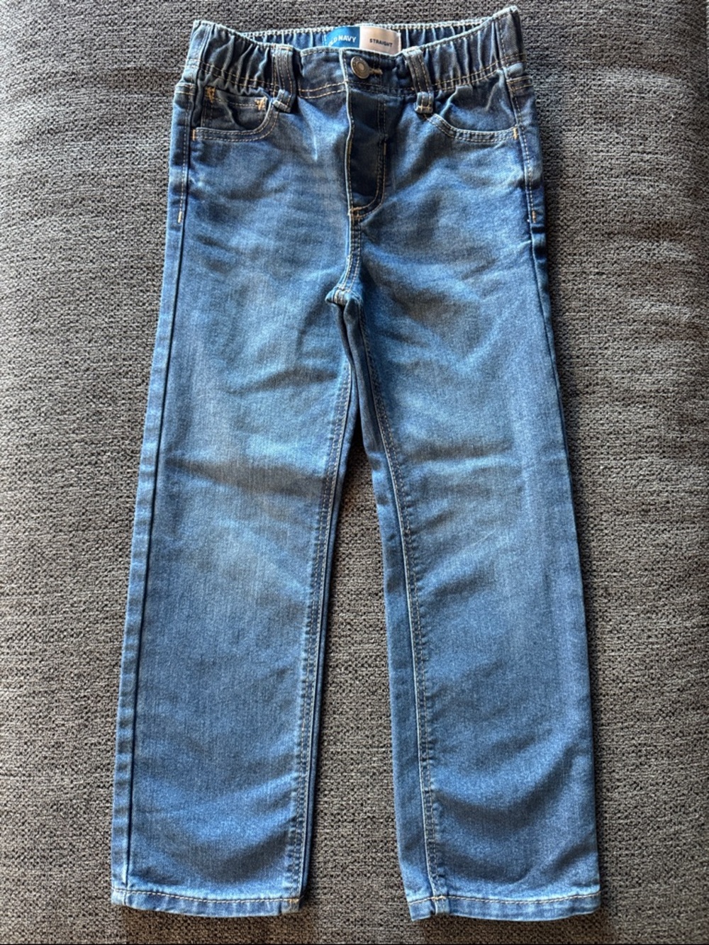 Old Navy Medium Blue Straight Jeans for Boys